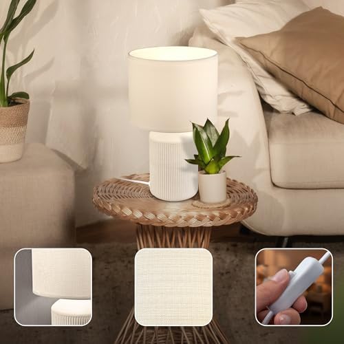 Lampe céramique mate Briloner