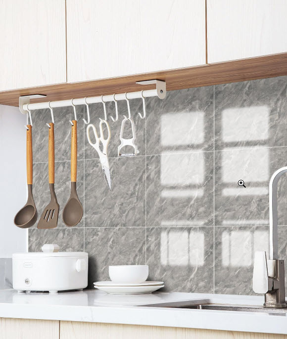 WADILE Carrelage mural marbre effet or